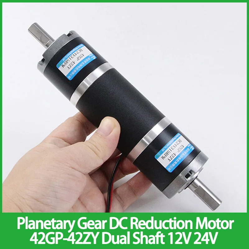 

Planetary Gear DC Reduction Motor 42GP-42ZY Dual Shaft Large Torque Adjustable Low speed 12V 24V Small Motor