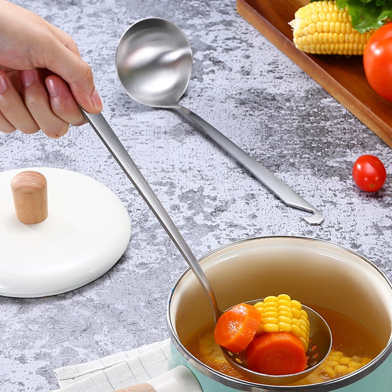 New Creative Stainless Steel Spoon Food Serving Scoop Home