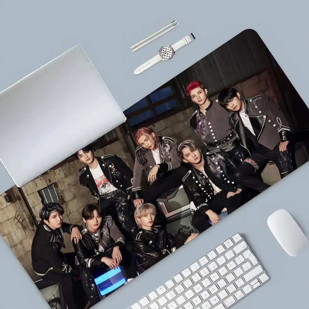Tapis De Souris Stray Kids Kpop - 19x23 Cm, Tissu, Base Antidérapante, Lavable, Non Officiel