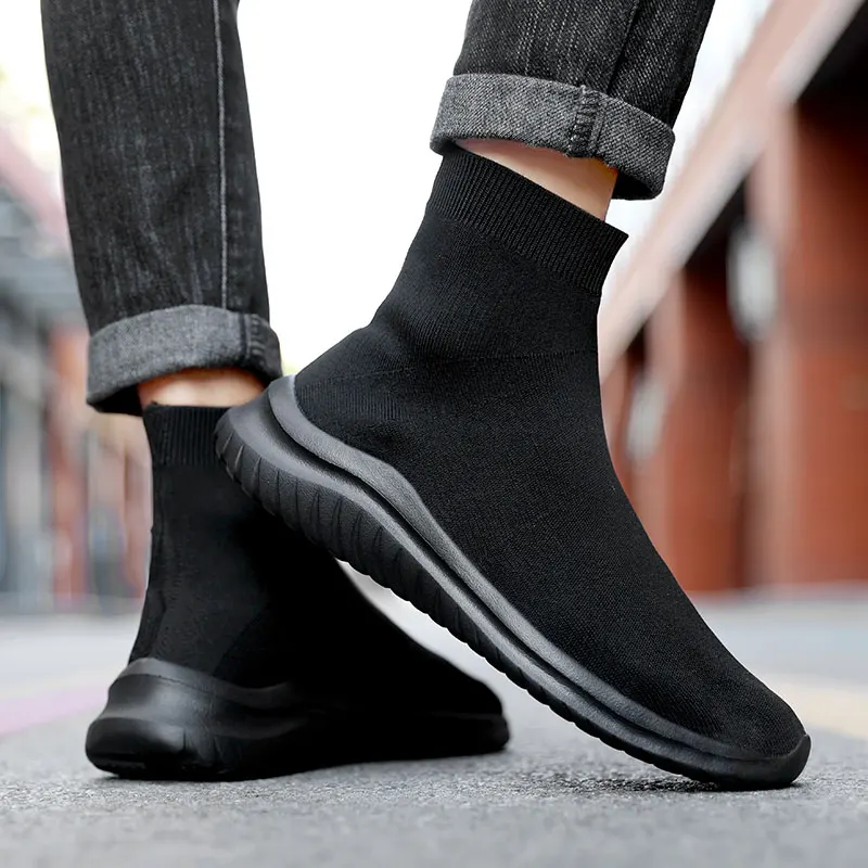 High-top Sock Sneakers Men Trendy Hip-hop Sports Shoes Women