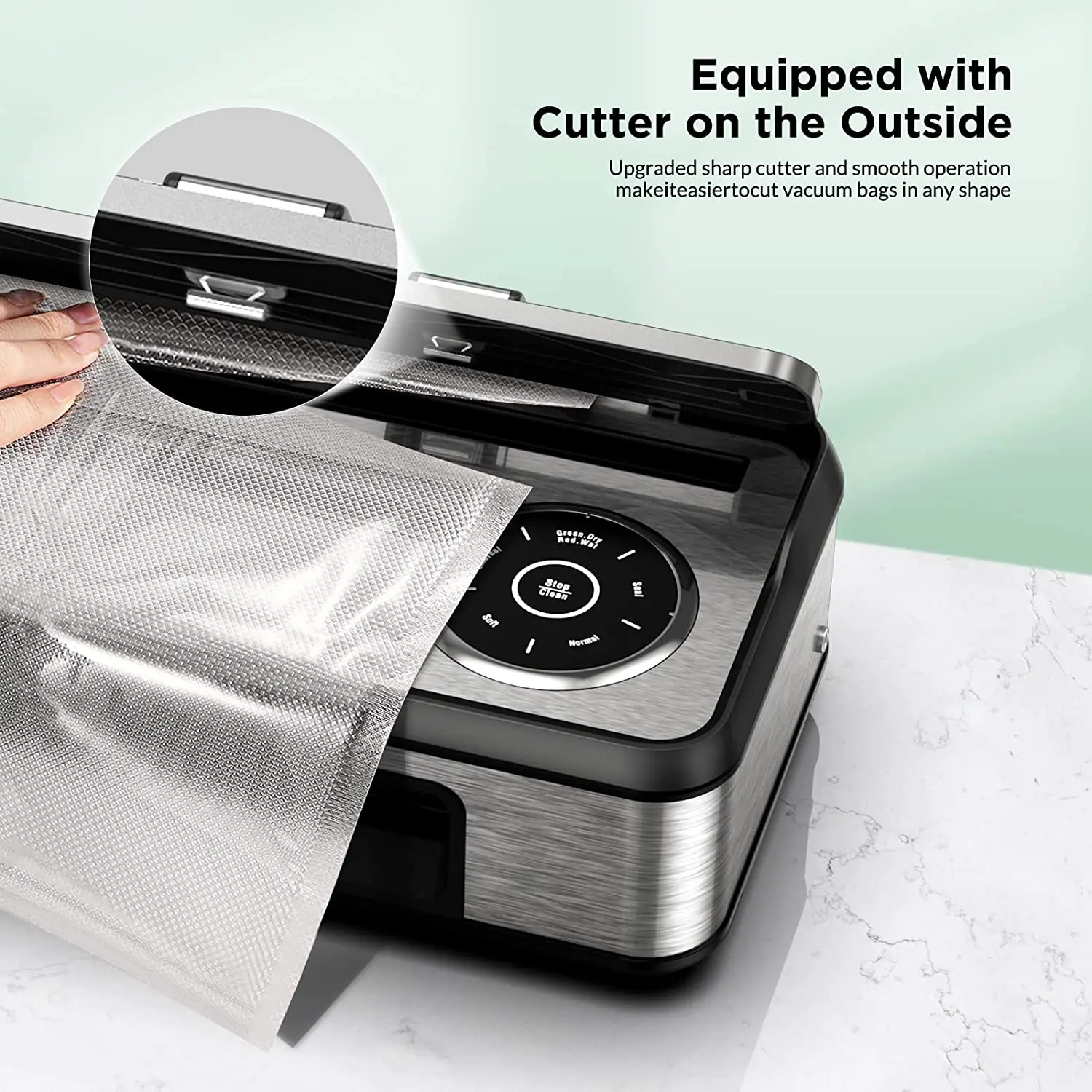 CalmDo Automatic Home Commercial Vacuum Food Sealer Wet Vacuum Sealer