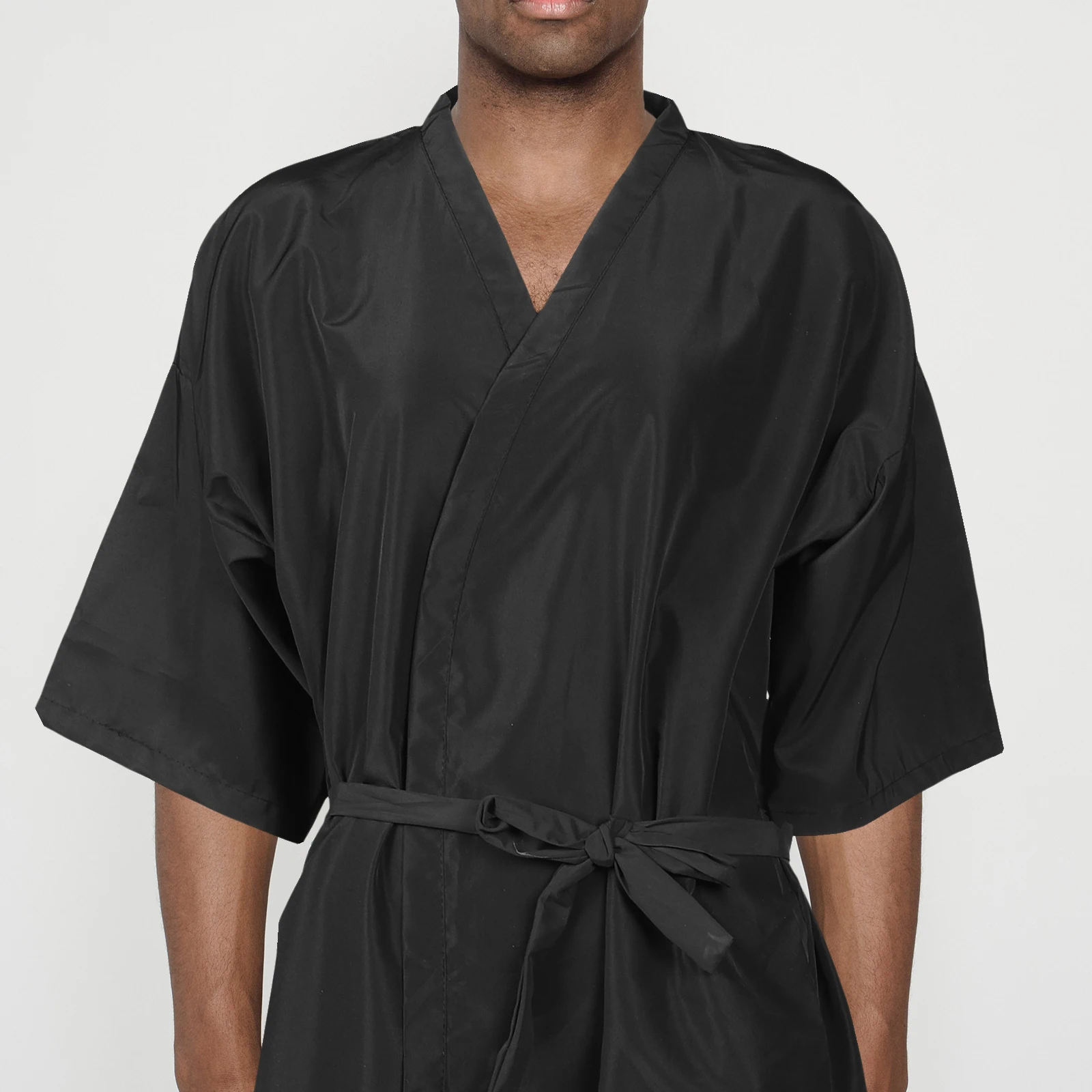 Salon Client Gown Robes Cape Suits Women Professional Hair Cutting Smock Client Kimono Style Hairdressing Cloth Haircut Cape Hairdressing Cape Beauty Salon Apron Hair Salon Cloth