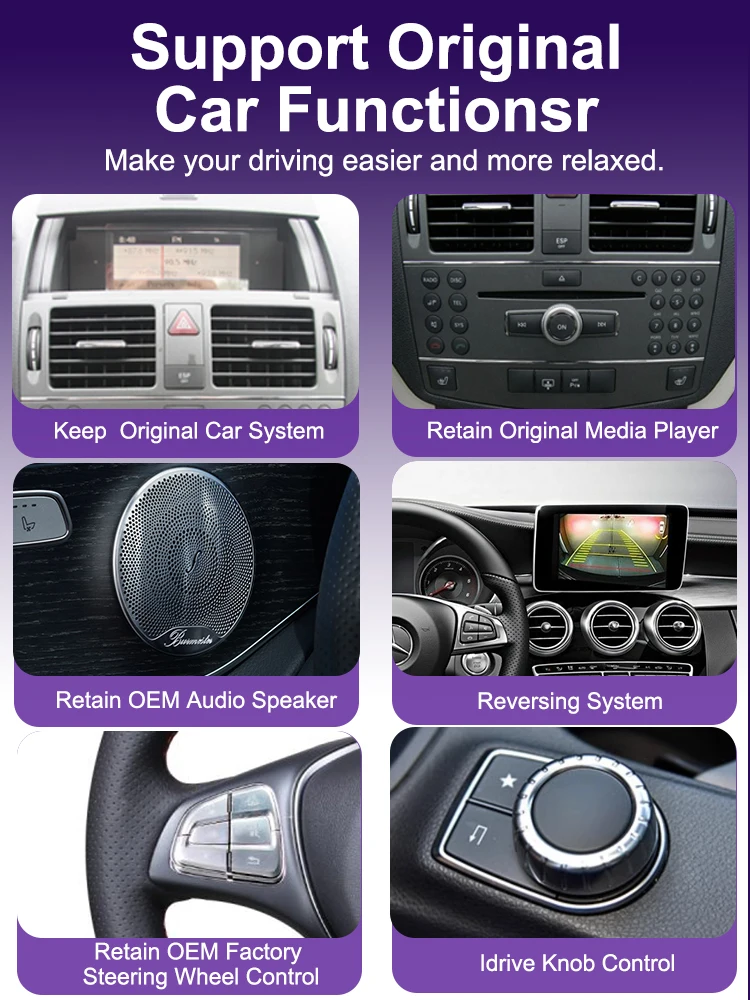 BONROAD 12,3 Zoll 2K Wireless CarPlay Android Auto für BMW F20 F21 F30 2013-2017 NBT-System Auto-Bildschirm Radio Multimedia-Navigation – Detail 6
