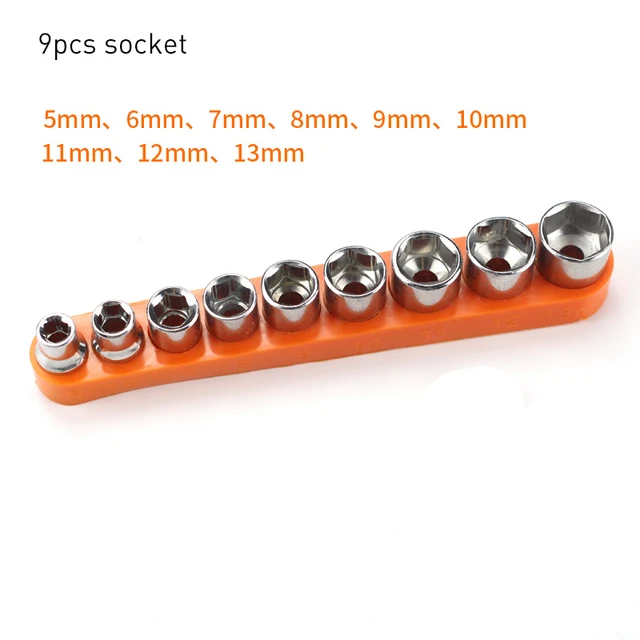 9pcs socket