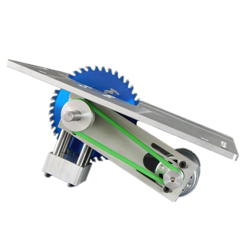 Woodworking Table Saw Workbench Table Saw Circular Saw Flip Cover Plate with Bearing Motor Lifting Spindle 24x20cm Min Table for 4 Inch Blade