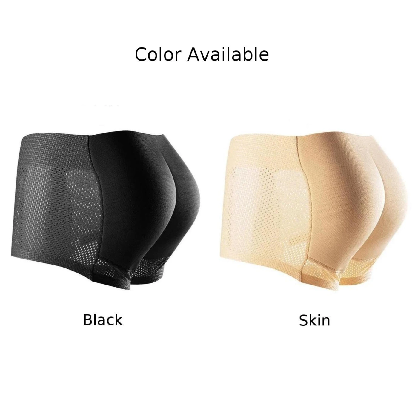 Men Hip Butt Lifter Enhancer Briefs Trunks Padded Underwear Panty Shapewear M 2XL Sizes Black/Skin Colors