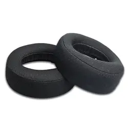 Breathable Mesh Fabric Ear Pads for PS5 Pulse 3D Wireless Headphones (Black Mesh)