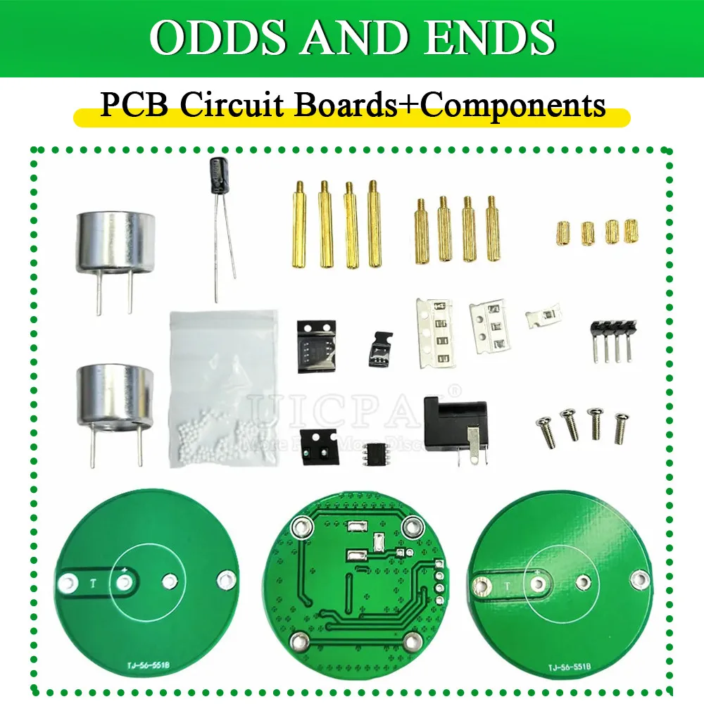 DIY Soldering Project Ultrasonic Suspension Acoustic Suspension Electronic Kit Mini Acoustic Levitator 12V Practice Solder