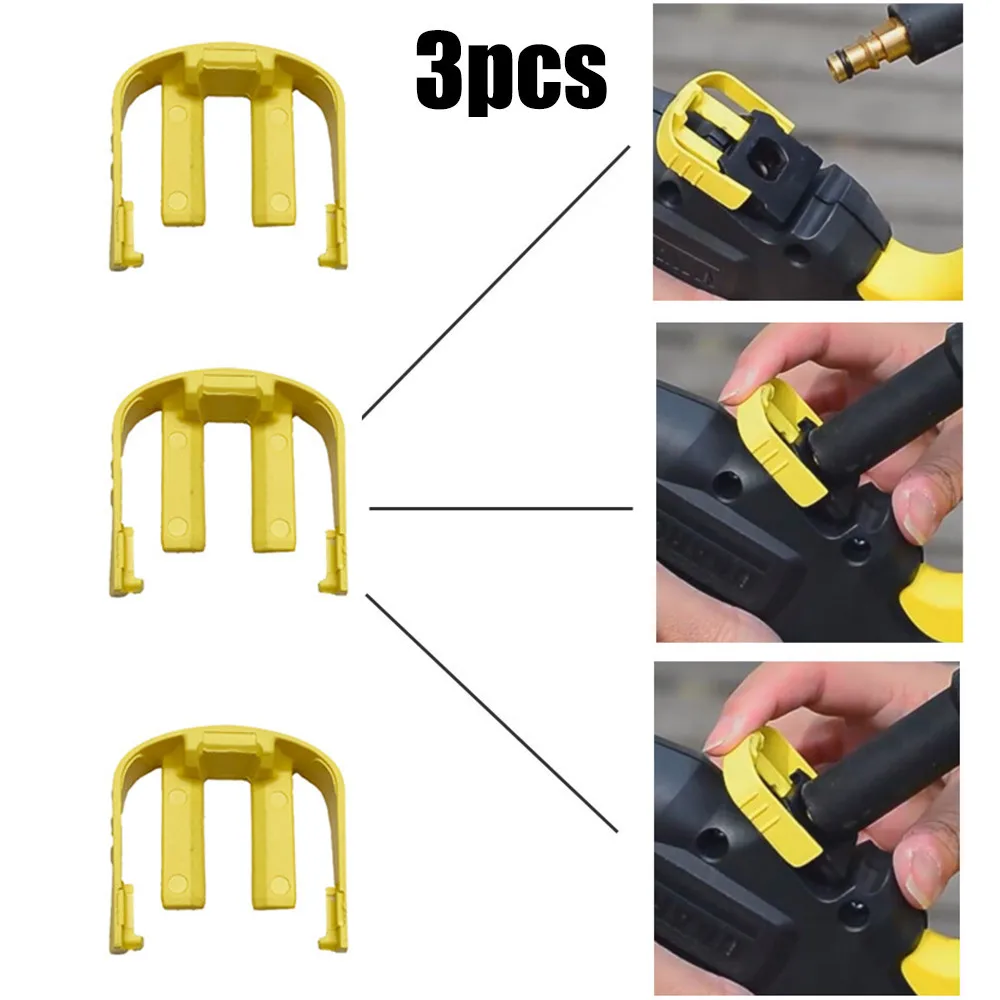 

3X For Karcher K2 Car Home Pressure Power Washer Trigger Replacement C Clip Household Cleaning Supplies Tools Connector Yellow