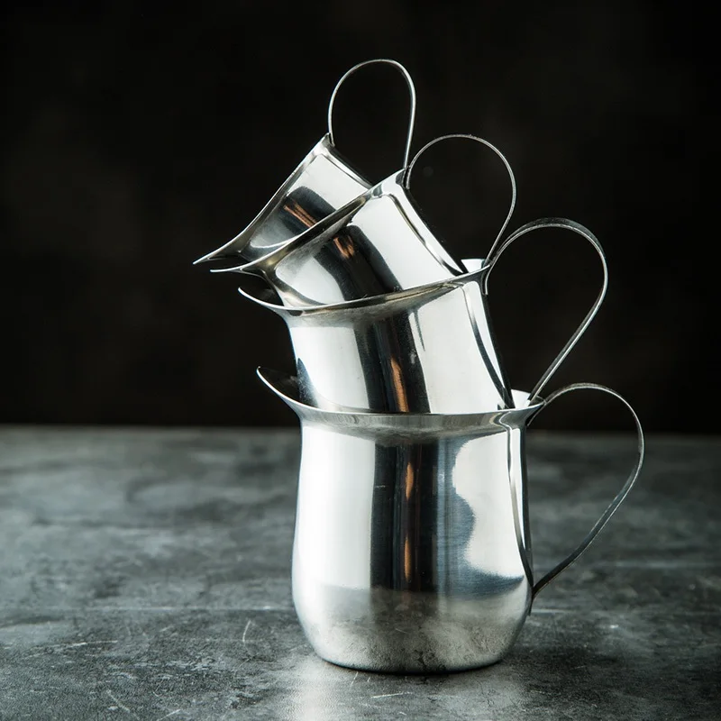 Milk Frother Jug Milk Frothing Jug Non Stick Stainless Steel Milk Frothing Pitcher Espresso Coffee Barista Craft Latte Cappuccino Cream Frothing Jug Pitcher