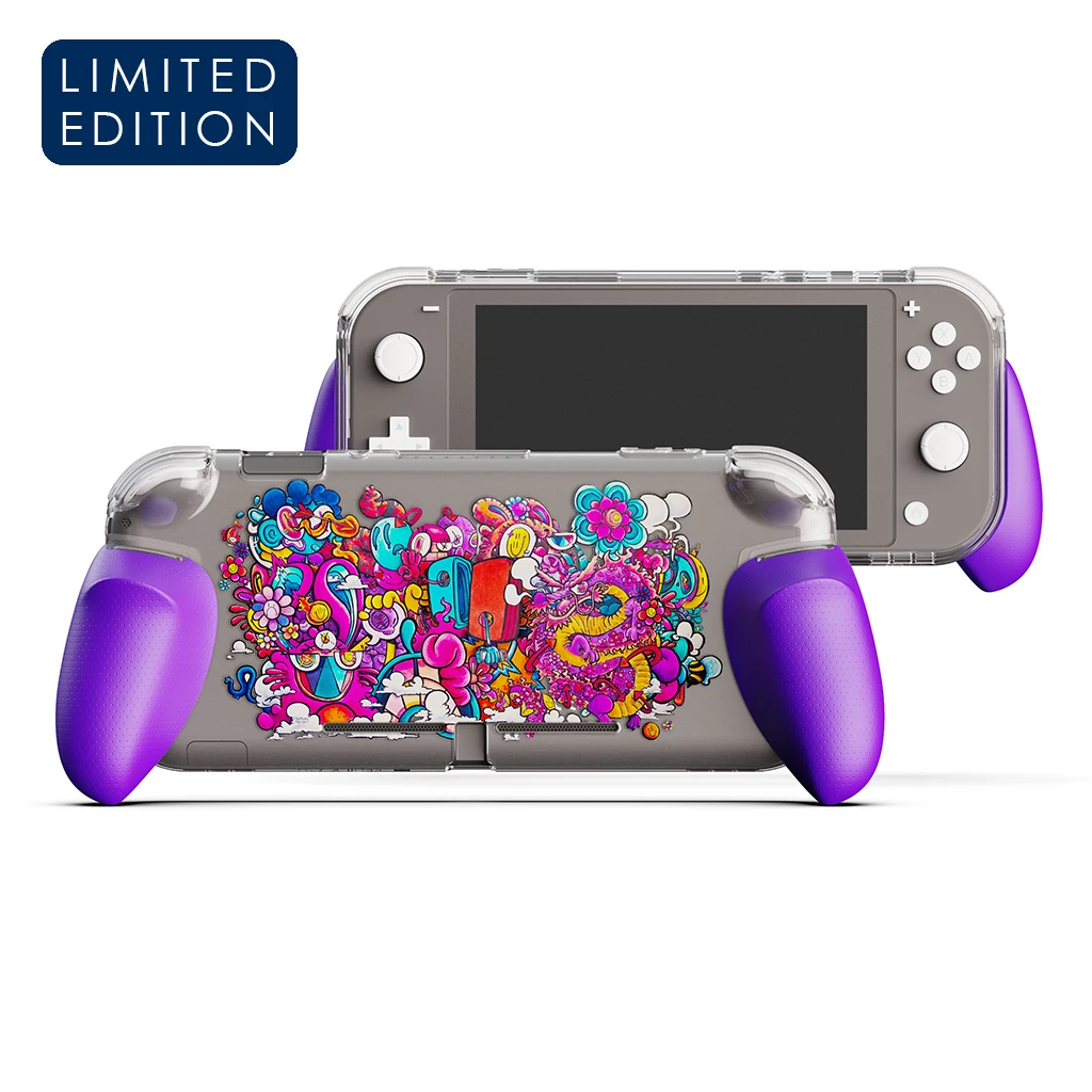 Чехол Skull &amp Co. Grip Lite защитный чехол со сменными рукоятками для Nintendo Switch |