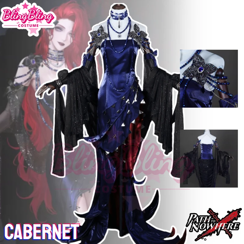

Path To Nowhere Cabernet Cosplay Costume Game Path To Nowhere Cosplay Cabernet Costume Fishtail Dress Halloween Party Unifrom