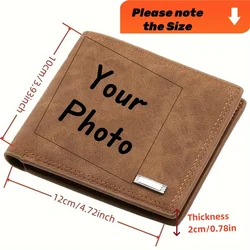 Personalized Engraved Faux Leather Wallet - Timeless Gift (Light brown)