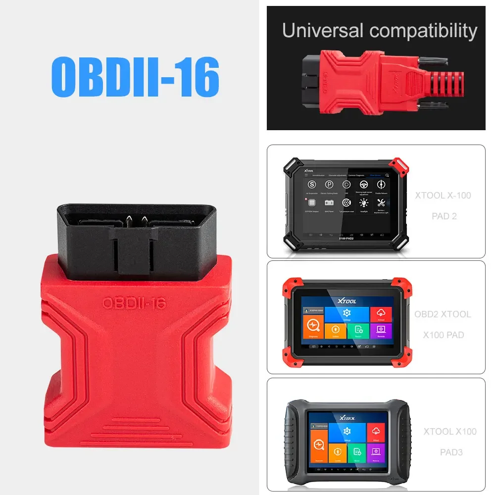 Adattatore Obd16 Pin Compatibile Con Pro2 Pad Pad2 Pad3 Per X300 Plus X100 Pro X200 X300 X100 Pad Obd2 Connettore A 16 Pin