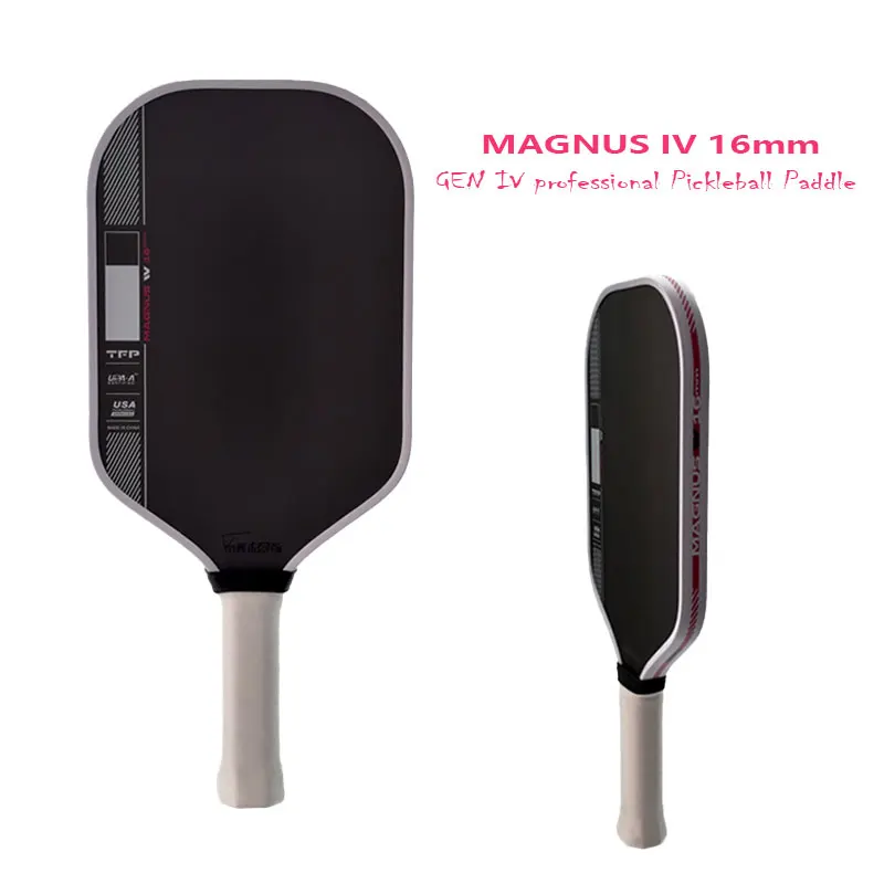 MAGNUS GEN4 T700CARBON FIBER Pickleball Paddle Thermoform Edge Seal Foam Injected Edge PP Core and Fill in Handle Rough Raw Tiny