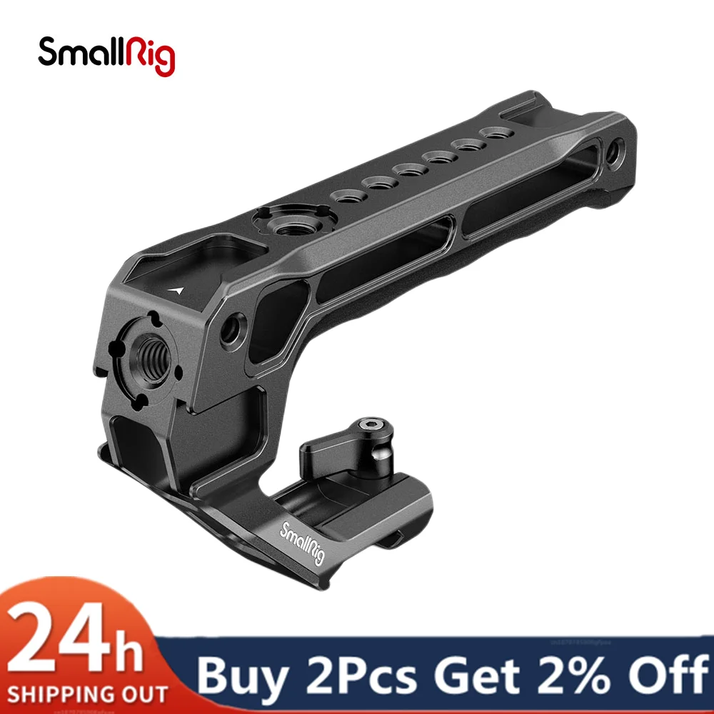 Smallrig Nato Top Handle Lite Con Impugnatura Per Fotocamera Portatile Per Scarpe Fredde Per Shoot Fit Sony Canon Nikon Camera Cage 3766