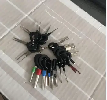 1/2PCS ยานยนต์ Plug Terminal ลบชุดเครื่องมือ Key Pin รถสายไฟ CRIMP Connector EXTRACTOR ชุดอุปกรณ์เสริม 14