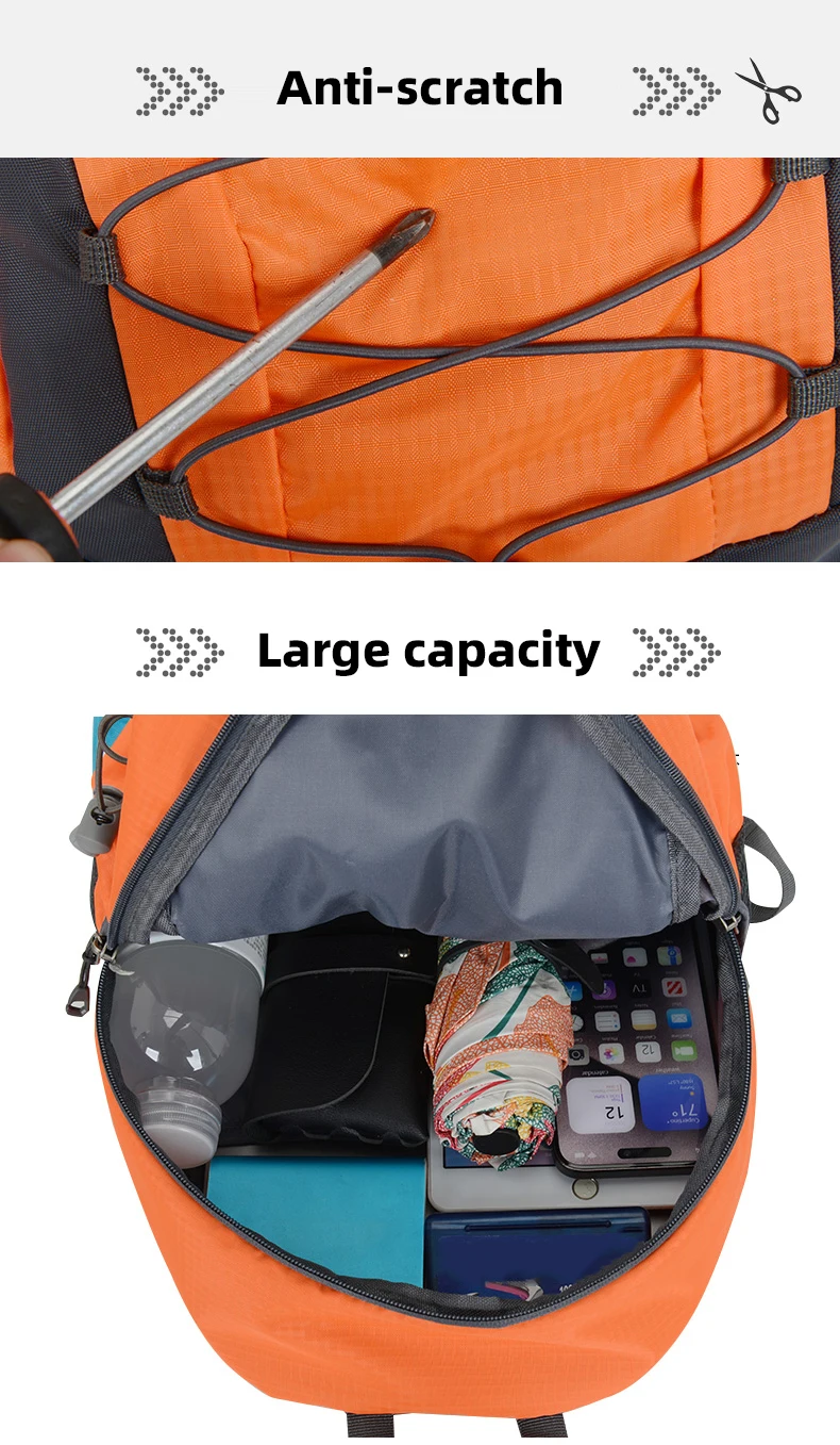 Description Picture 4 of itemMini Camping Backpack Travel Hiking Bag For Men Women Boy Girls Ultralight Outdoor Sport Camping Climbing Small Lightweight Bag