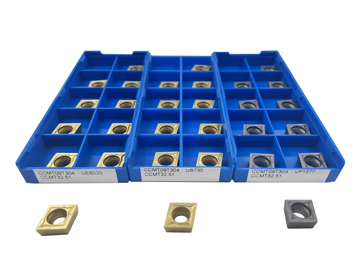 

1 Box (10pcs)CCMT32.51 CCMT09T304 UE6020/US735/VP15TF High-quality CNC Carbide Inserts