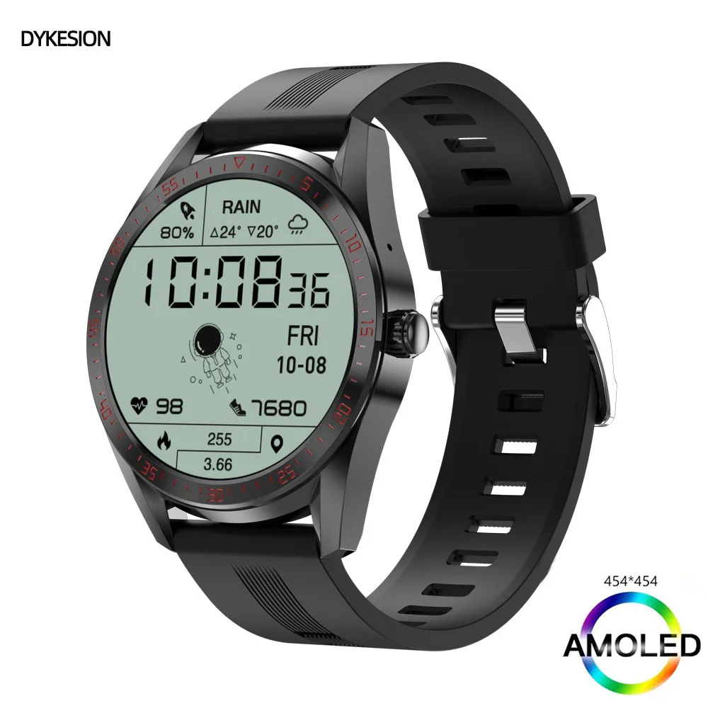

2022 New 454*454 Screen Smart Watch Always Display The Time Bluetooth Call Local Music Smartwatch For Mens Android TWS Earphones