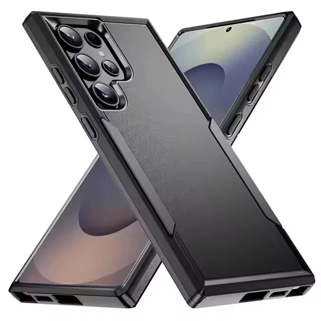 Luxury Military Armor Shockproof Dual-Layer Bumper Case