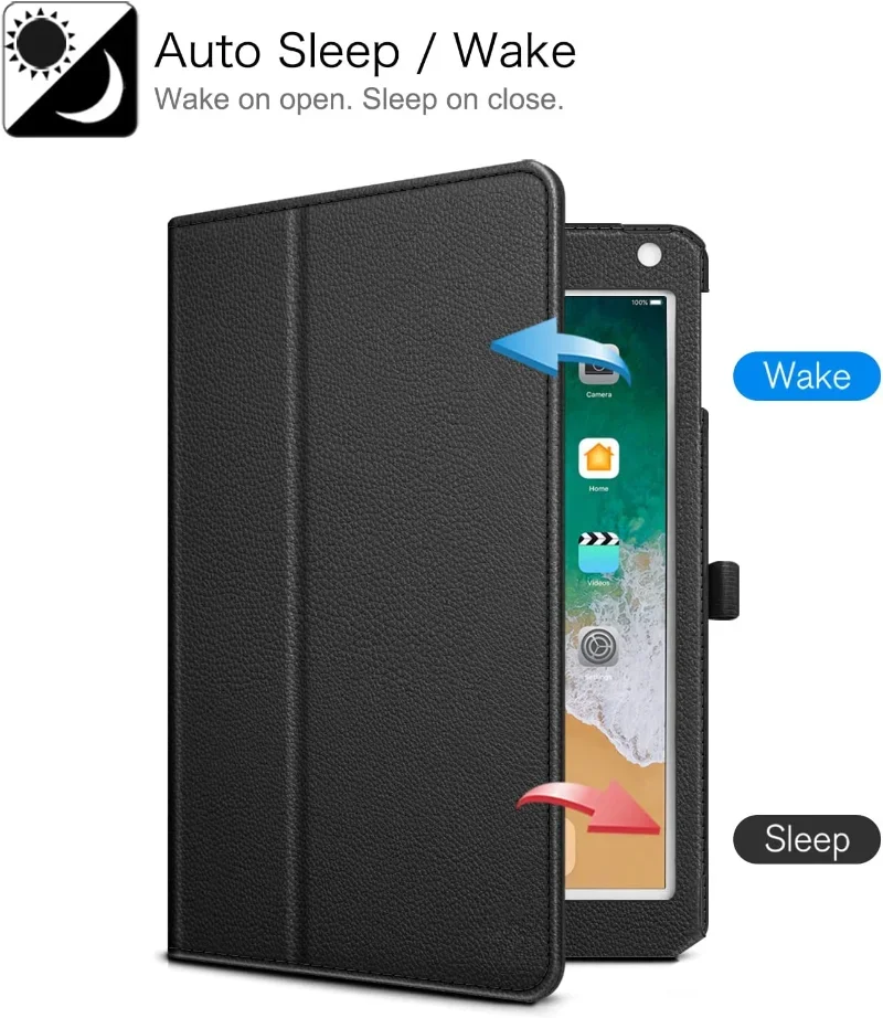 Capa Flip para Ipad 10.2 7ª 8ª 9ª Geração Capa Ipad A2197 A2270 A2428 A2602 Capa de Couro pu Ipad 10.9 Mini Pro 11 Funda - Imagem 6
