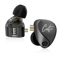 KZ Castor 2DD Dynamic in Ear Earphone High-end Tunable Earphones HiFi Bass Monitor Headphone Cancelling Earbud ZSNPRO EDXPRO 2