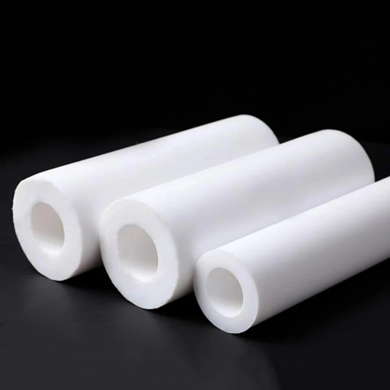 tubo branco do polytetrafluoroethylene ptfe haste oca 04