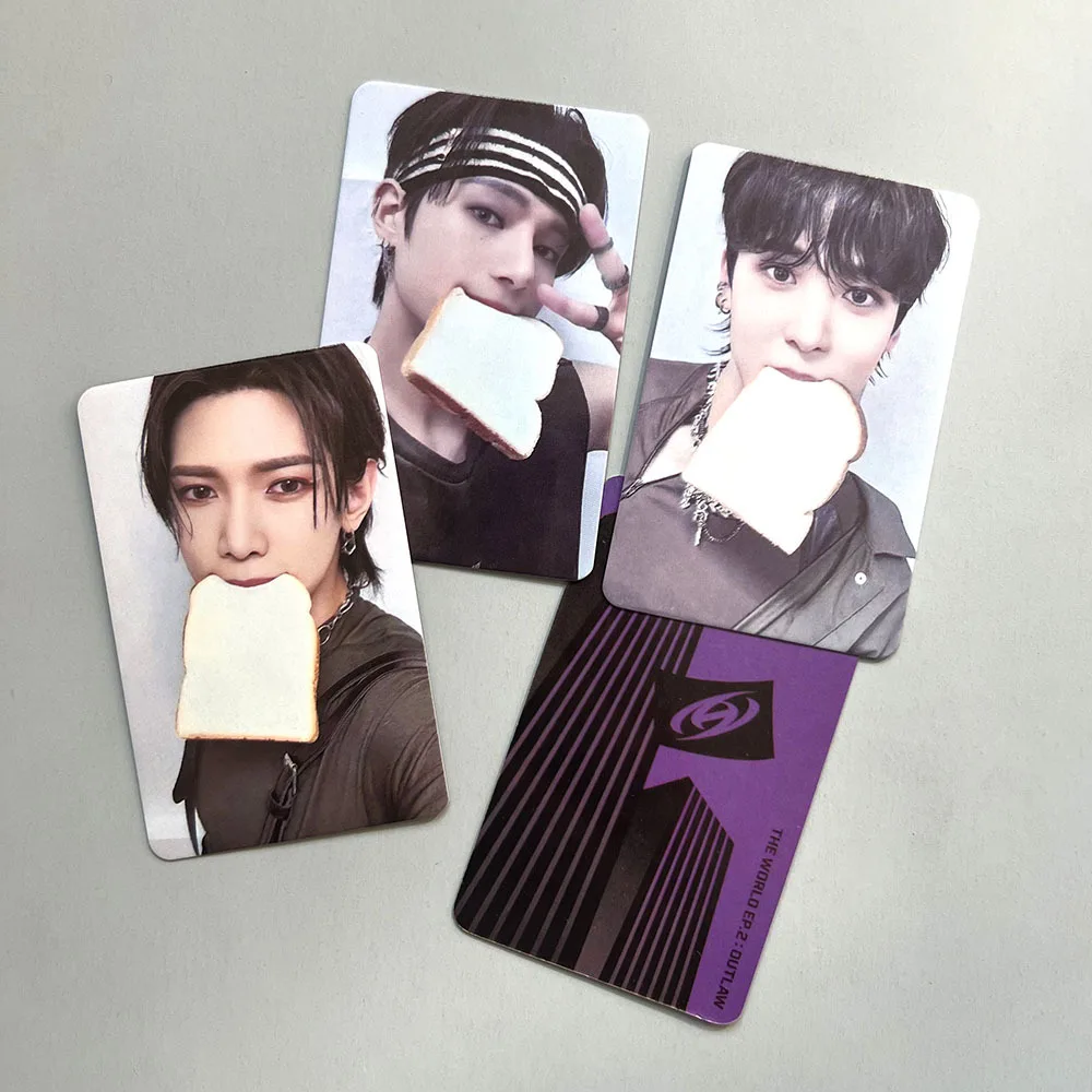 Фото 8 шт./набор Kpop Idol Ateez Lomo Cards 2023 THE WORLD EP.2 : OUTLAW Photocards Photo Card открытка для коллекции поклонников №4