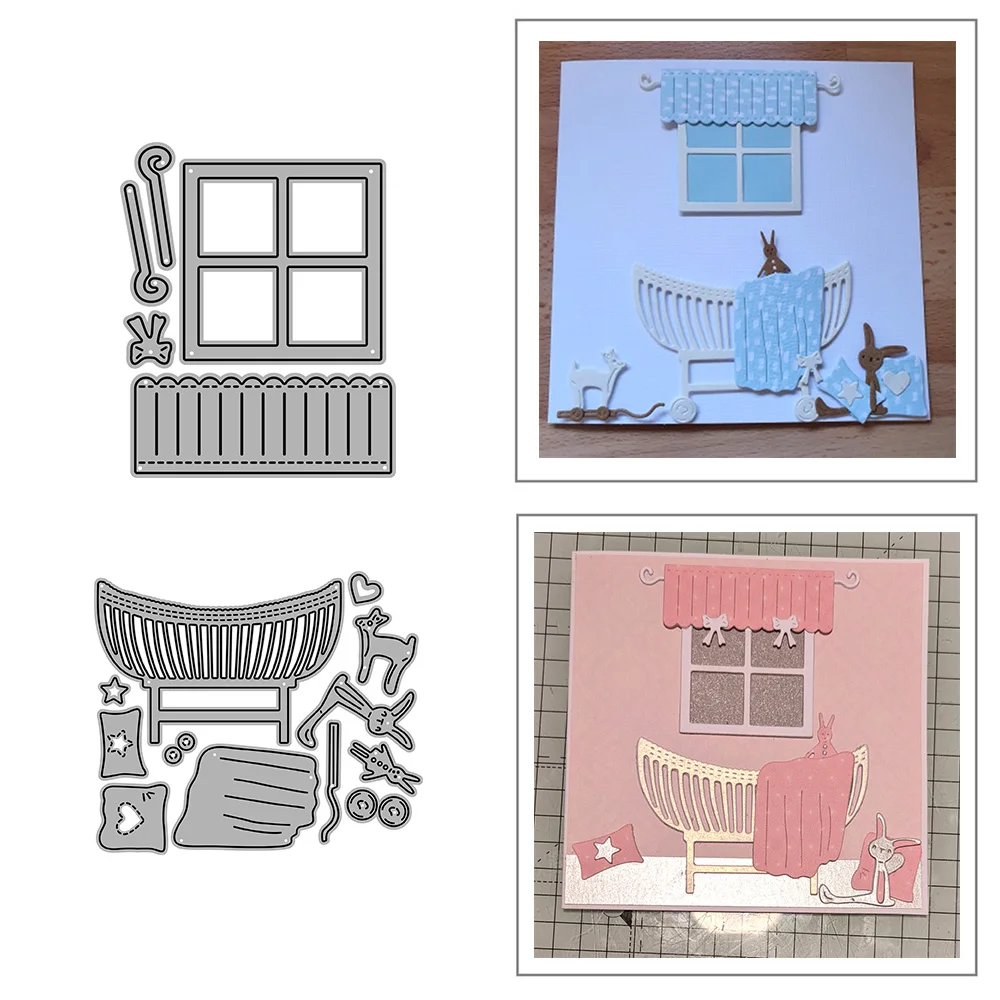 

Crib Metal Cutting Dies for DIY Scrapbook Album Paper Card Decoration Crafts Embossing 2023 New Dies