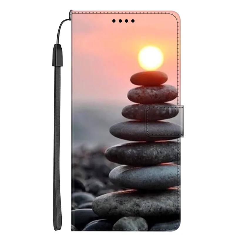 Leather Flip Wallet Phone Case with Magnetic Closure - Elegant Design for Samsung Galaxyシリーズ