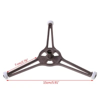 Plateau en forme de Triangle pour micro-ondes, pièces de rechange pour four à micro-ondes, plaque en verre plat de 24.5cm, 1 pièce 6