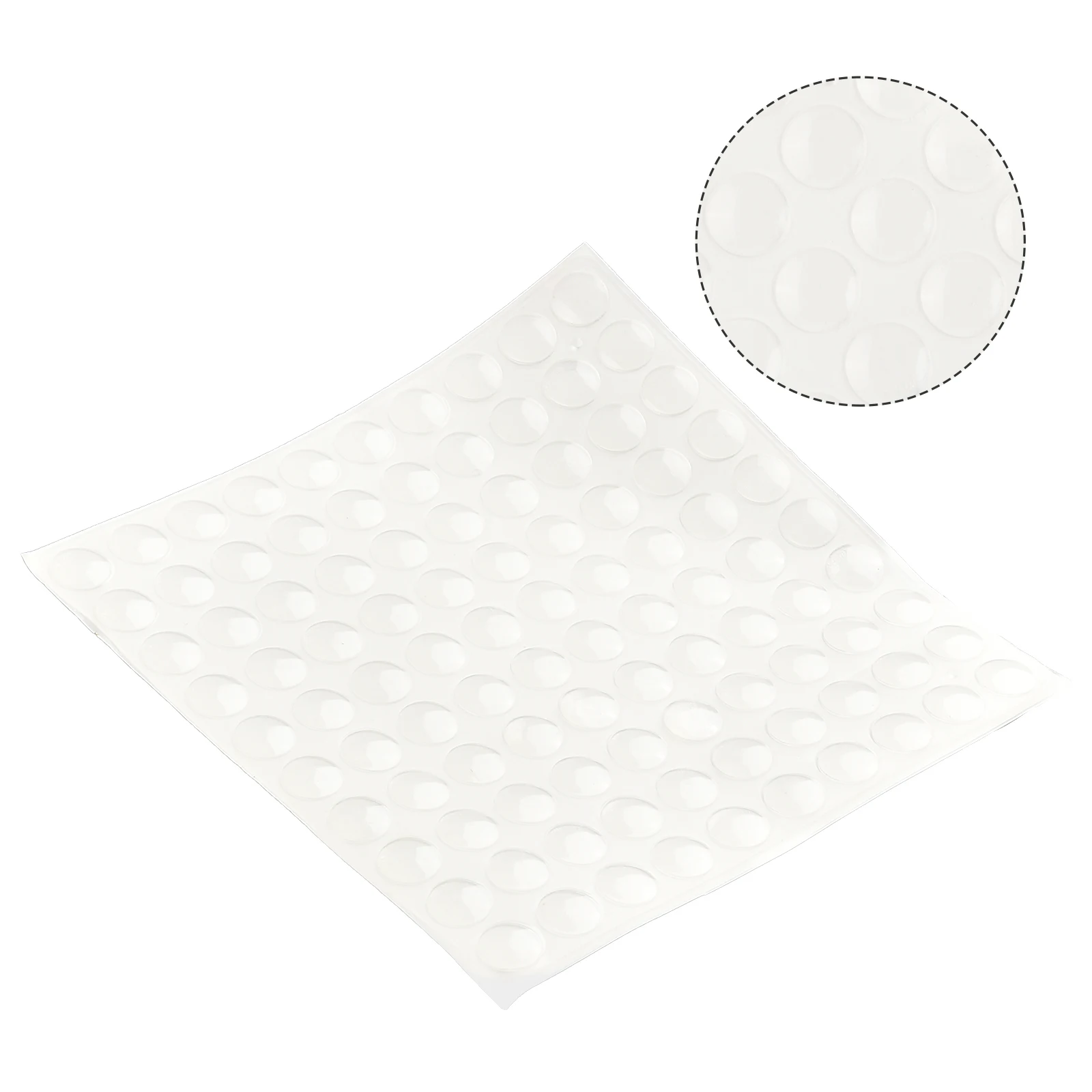 50/100Pcs Soft Silicone Rubber Anti Slip Bumpers Feet Pads Damper er Cabinet Bumpers Silicone Furniture Pads Drawer Door Pad