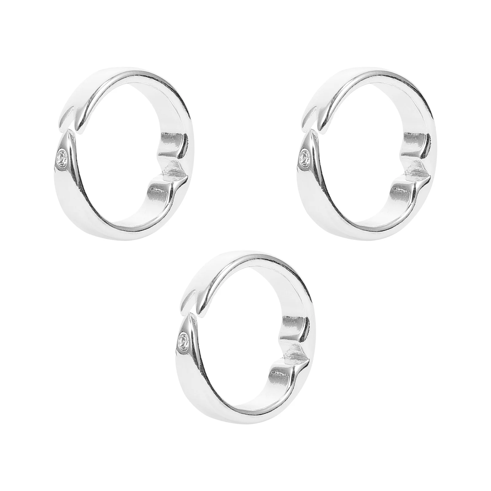 Magnet Exquisite The to Open Finer Decor Sleep Silver Finger Rings
