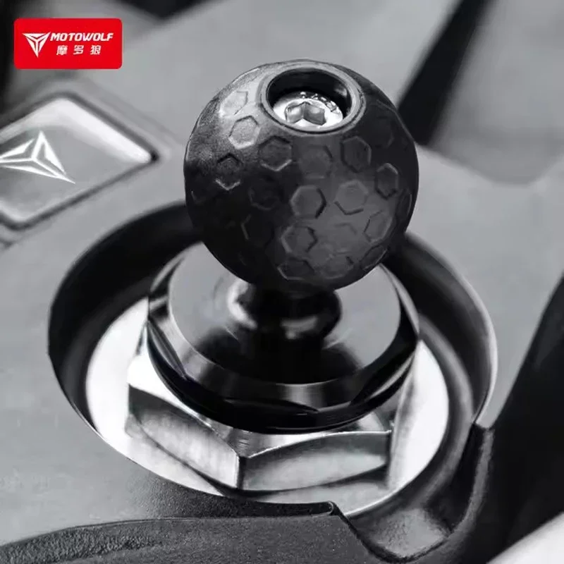 Motorbike Outdoor Riding Modified Accessories Mobile Phone Sports Camera Mount Adapter Ball Head Aluminium Alloy Fork Ball Head