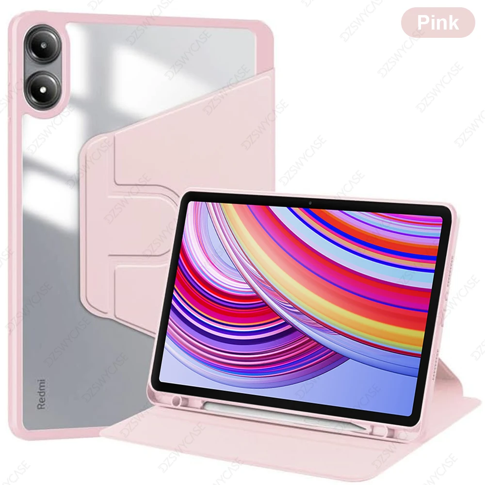 Universal Rotating Tablet Case, 360° Protection for Various Models and Sizes