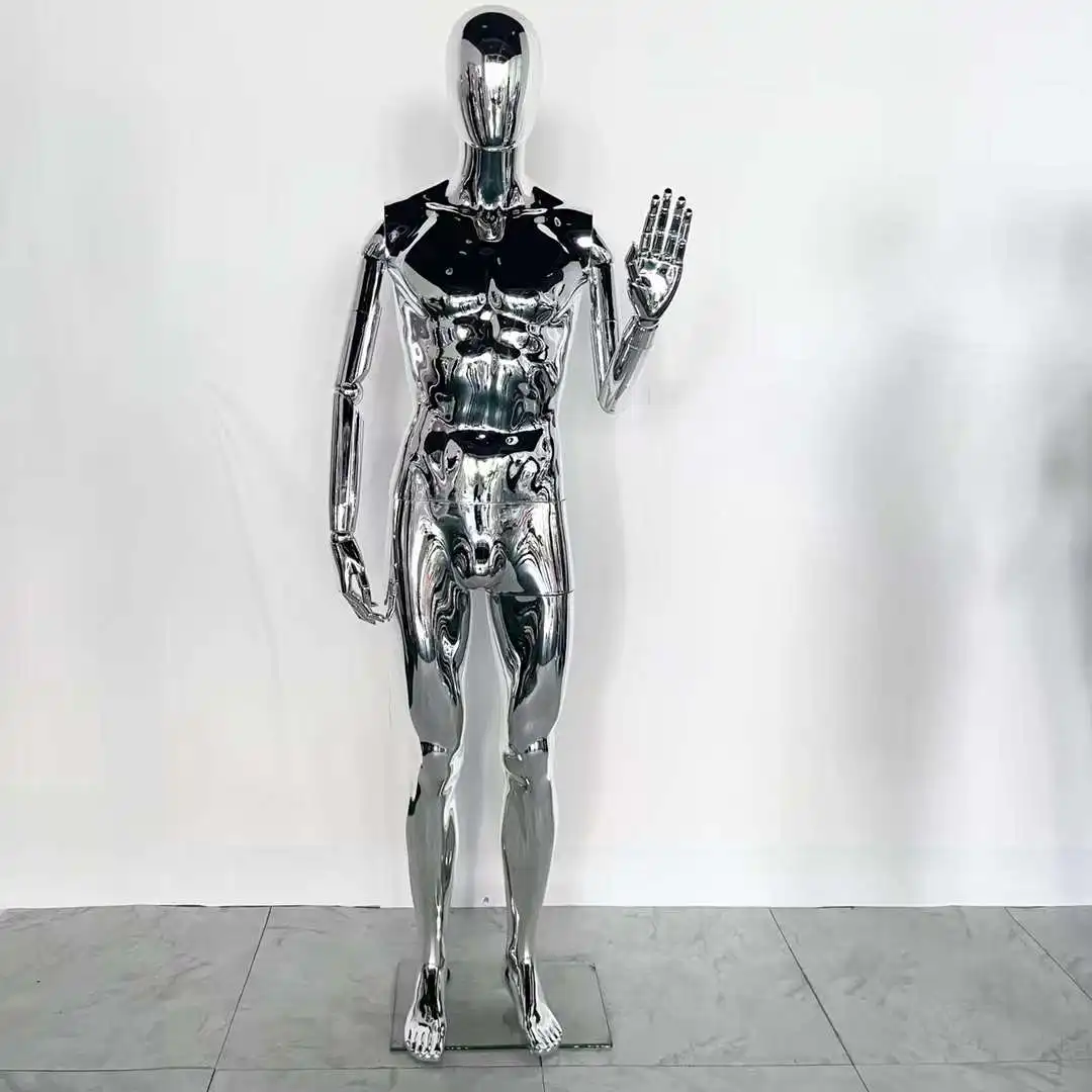 Manichino a Figura Intera con Braccia Mobili per Esposizione di Costumi e Abiti - immagine 2