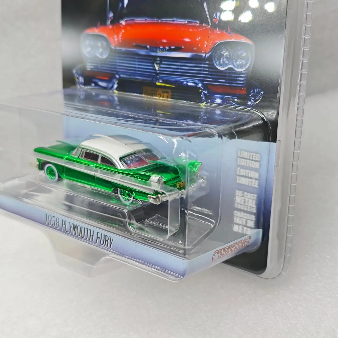 GreenLight 1:64 1958 Plymouth Fury 44830-C Simulation Car Alloy