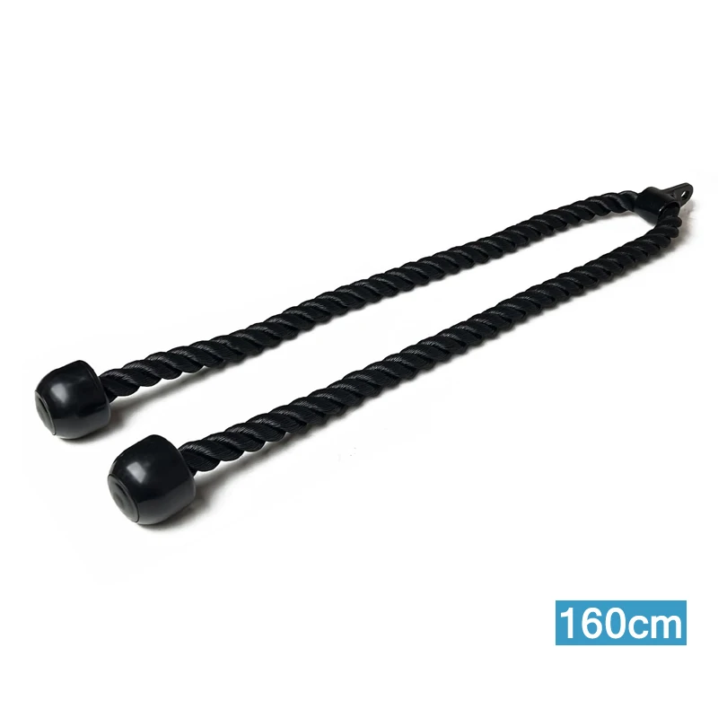 160cm Triceps Pulldown Rope – Home Gym Cable Handle for Back & Shoulder Training