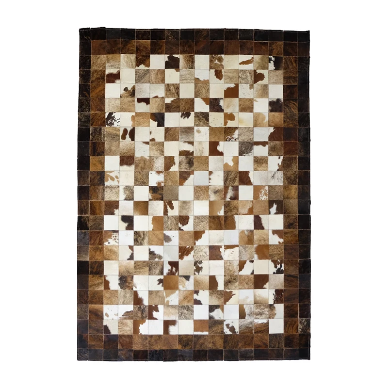 Brown Genuine Cowhide Carpet Living Room Natural Cow Fur Large Home Area Rug Nordic Style Bedroom Floor Mat Bedside Carpets Deco - Image 5