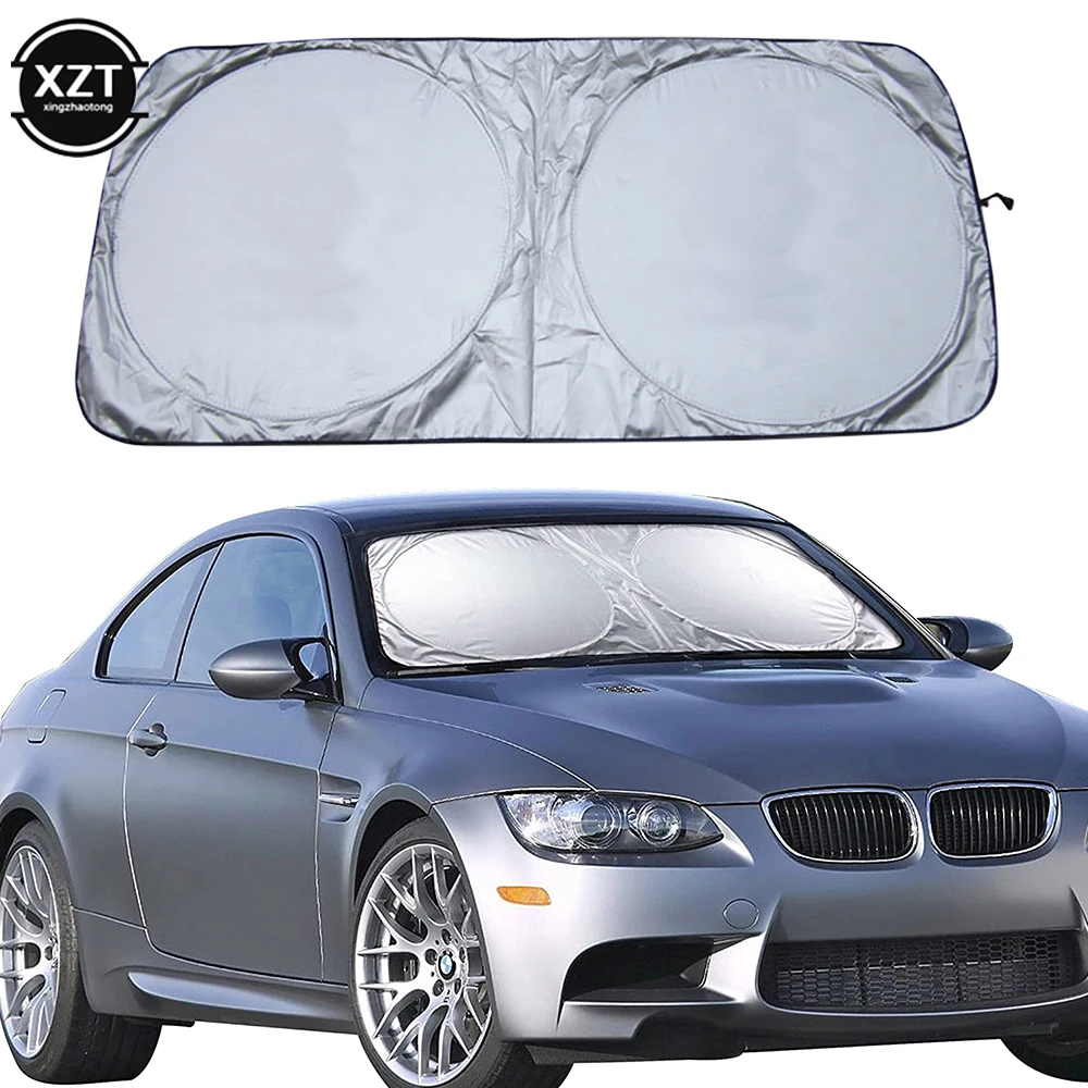 Universal UV Protection Shield Front Rear Car Window Sunshade Sun Shade Visor Windshield Cover Auto Car Anti Snow Ice 150x70CM windshield sunshade car sunshade windshield sun shade car snow shield car cover