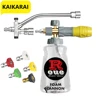 Dual Purpose Switch Snow Foam Dual Gun Pressure Washer 1/4 Inch Quick Connect and 5 Nozzles for Soap Cannon Pressure Washer 1