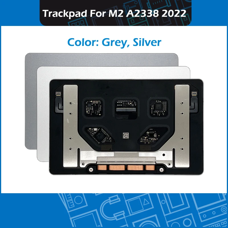 

2022 Year Grey Silver M2 Laptop A2338 Trackpad Touchpad For Macbook Pro Retina 13" M2 A2338 Touch Pad Replacement