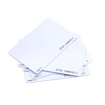 125KHz HID 1386 액세스 제어 카드, ISOCARDⅡ 26 비트 NFC 태그 RFID 칩, PVC 근접 카드, 재기록 가능, 5/10 개