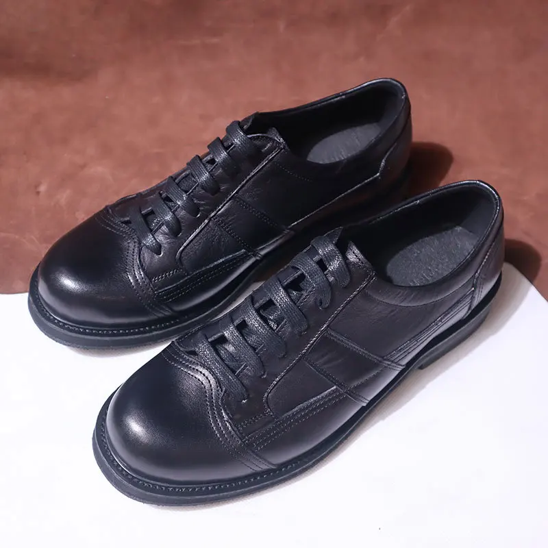 

Men Casual Shoes Luxury New Men Loafers Shoes Top quality Black Round toe Handmade Mens Dress Shoes