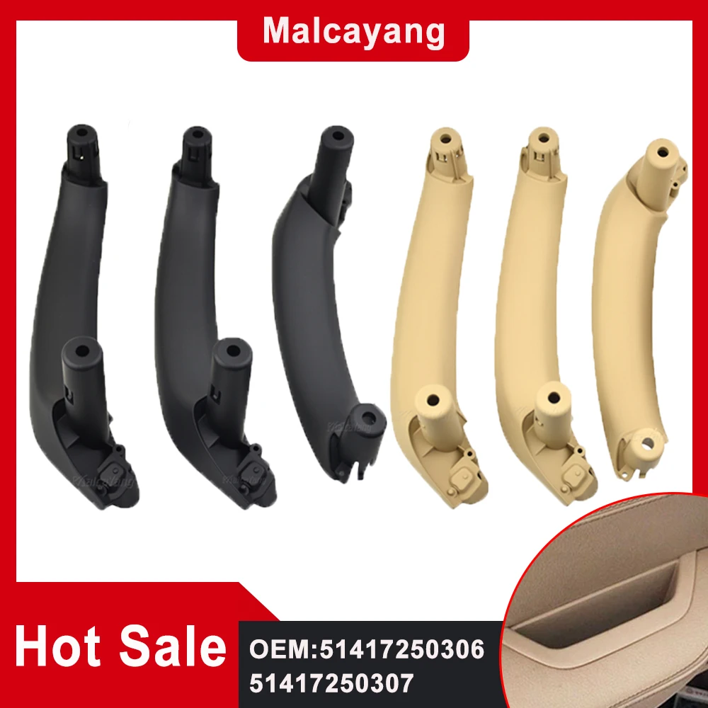 

3 шт., накладка на внутреннюю панель, верхнее качество 51419209213 51417246211 для 2010-2017 BMW X3 F25 X4 F26, ручка для межкомнатной двери