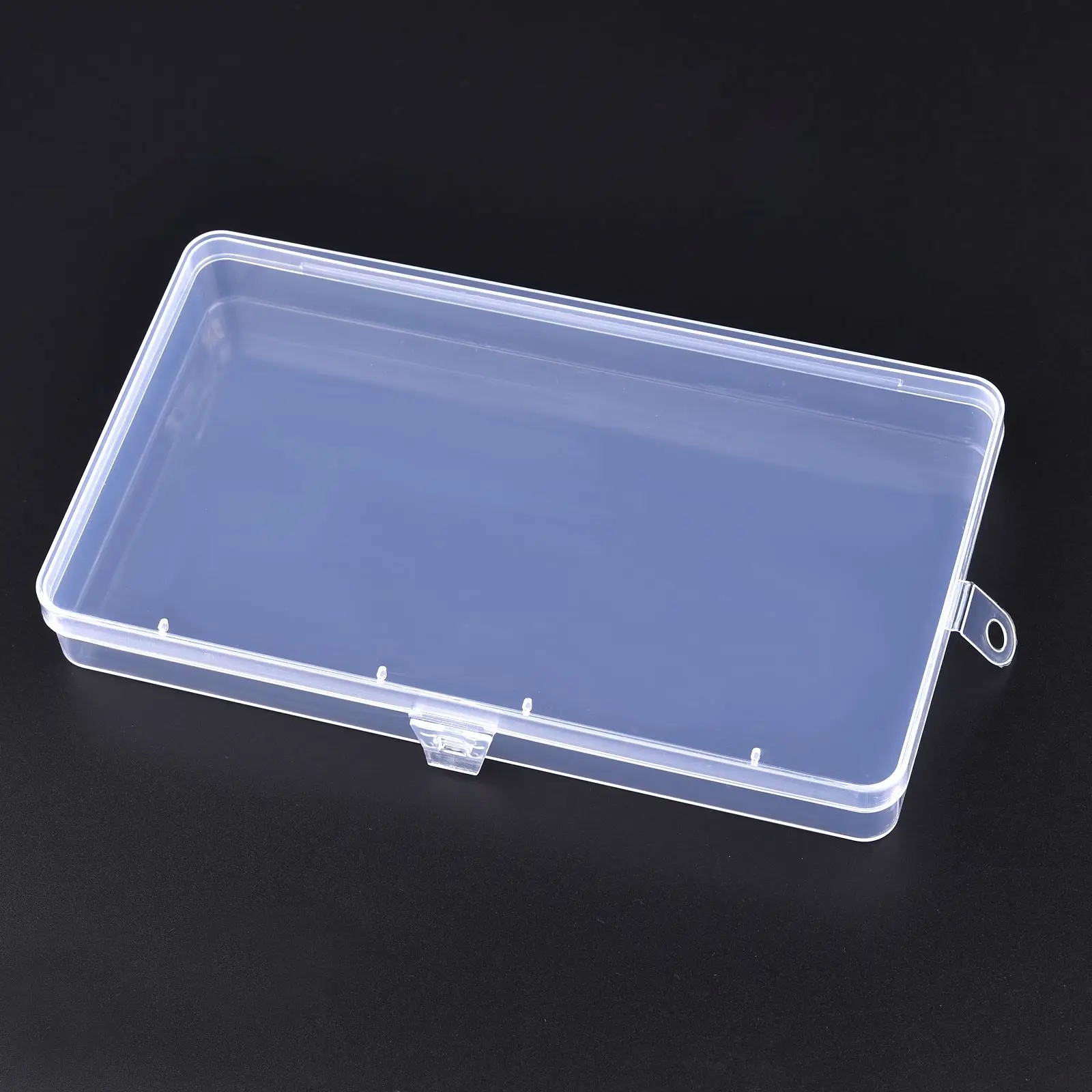 Clear Plastic Storage Box for Jewelry, Beads, and Small Accessories Organizer