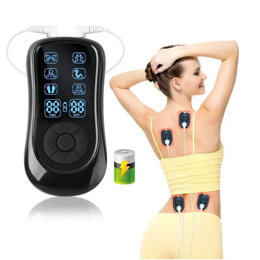 Electric Pulse Neck and Shoulder Massager for Relaxation Therapy