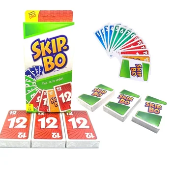UNO FLIP! Board Game UNO:SKIP BO Cards No Mercy Pokemon Pikachu Card Multiplayer UNO Card Game Family Party Games Toys Kids Toy 1