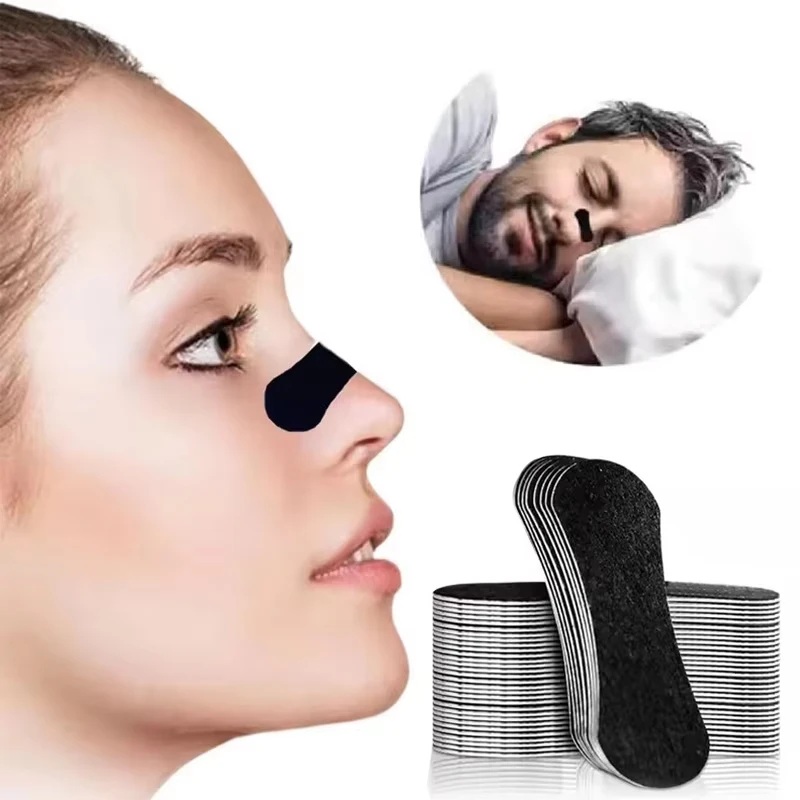 Nasal Strips 20/50/100Pcs Stop Snore Anti Snoring Patches Easier Breathe Health Care Sleeping Aid Device